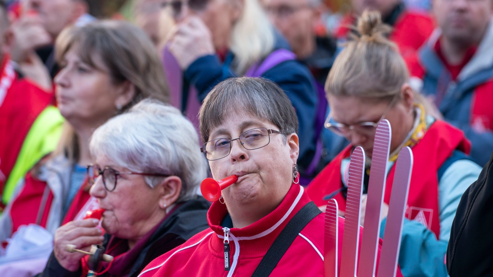 Tarifverhandlungen 2. Runde Bezirk Mitte in Eisenach am 28.10.2026. Foto Frank Rumpenhorst