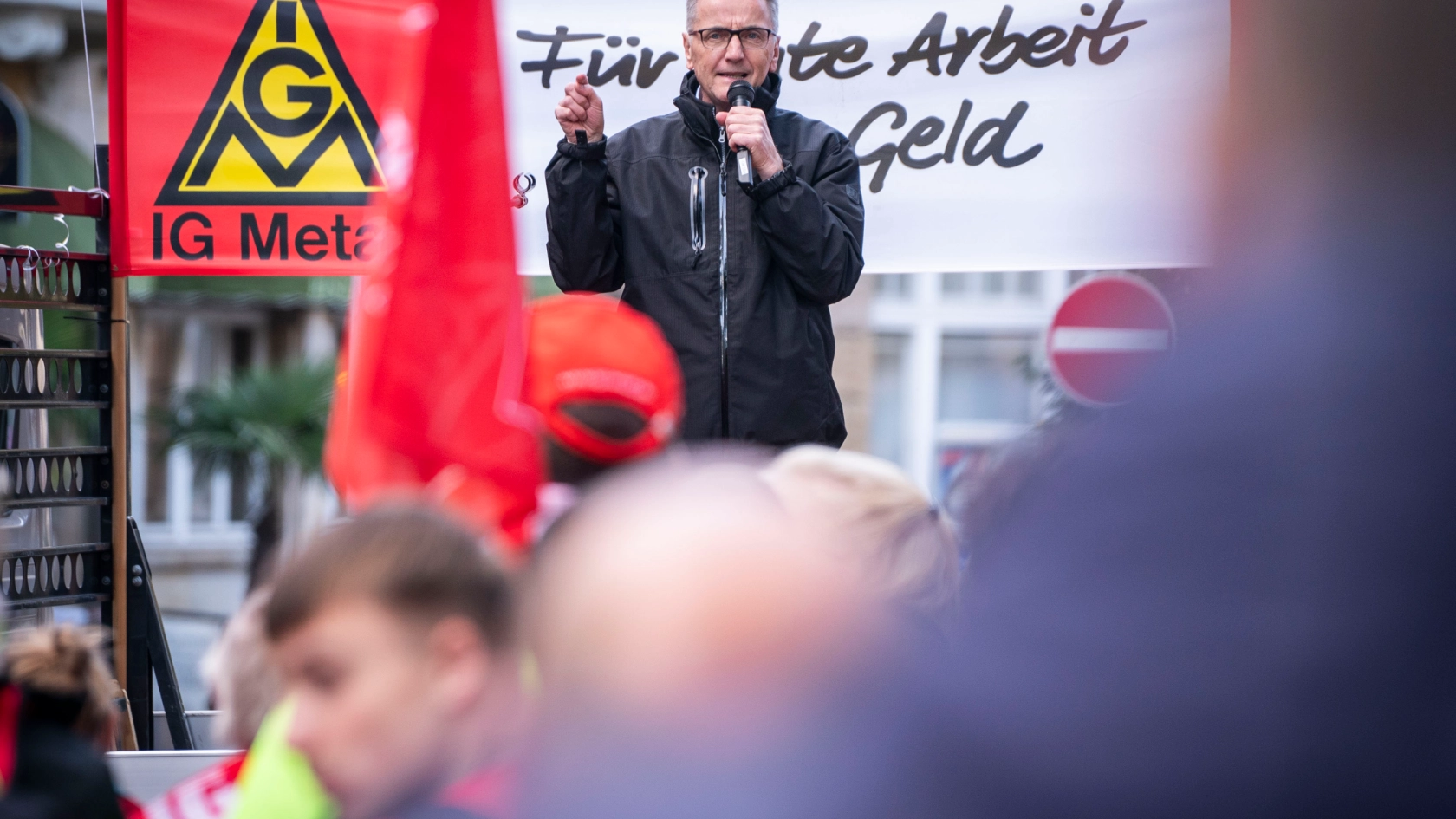 Tarifverhandlungen 2. Runde Bezirk Mitte in Eisenach am 28.10.2026. Foto Frank Rumpenhorst