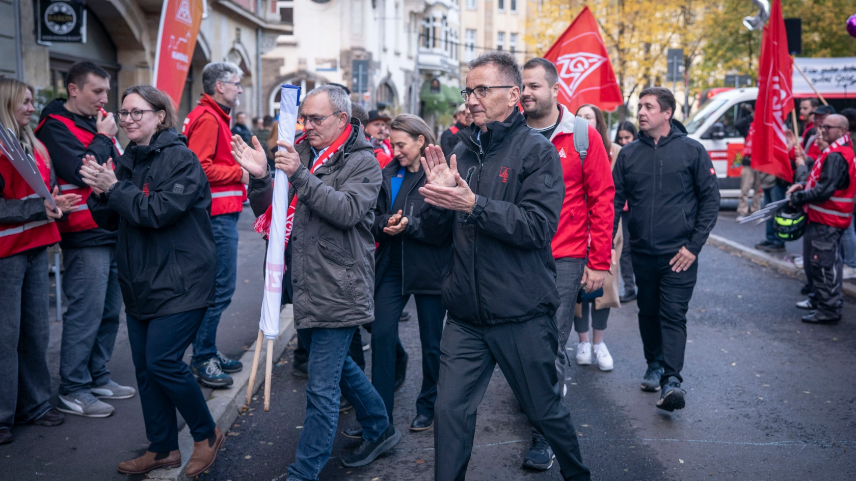Tarifverhandlungen 2. Runde Bezirk Mitte in Eisenach am 28.10.2026. Foto Frank Rumpenhorst