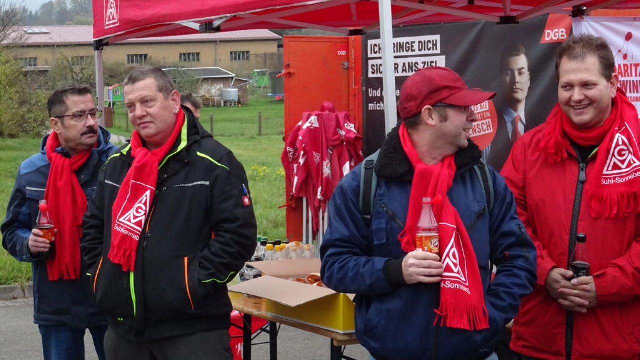 Warnstreik Sandvik