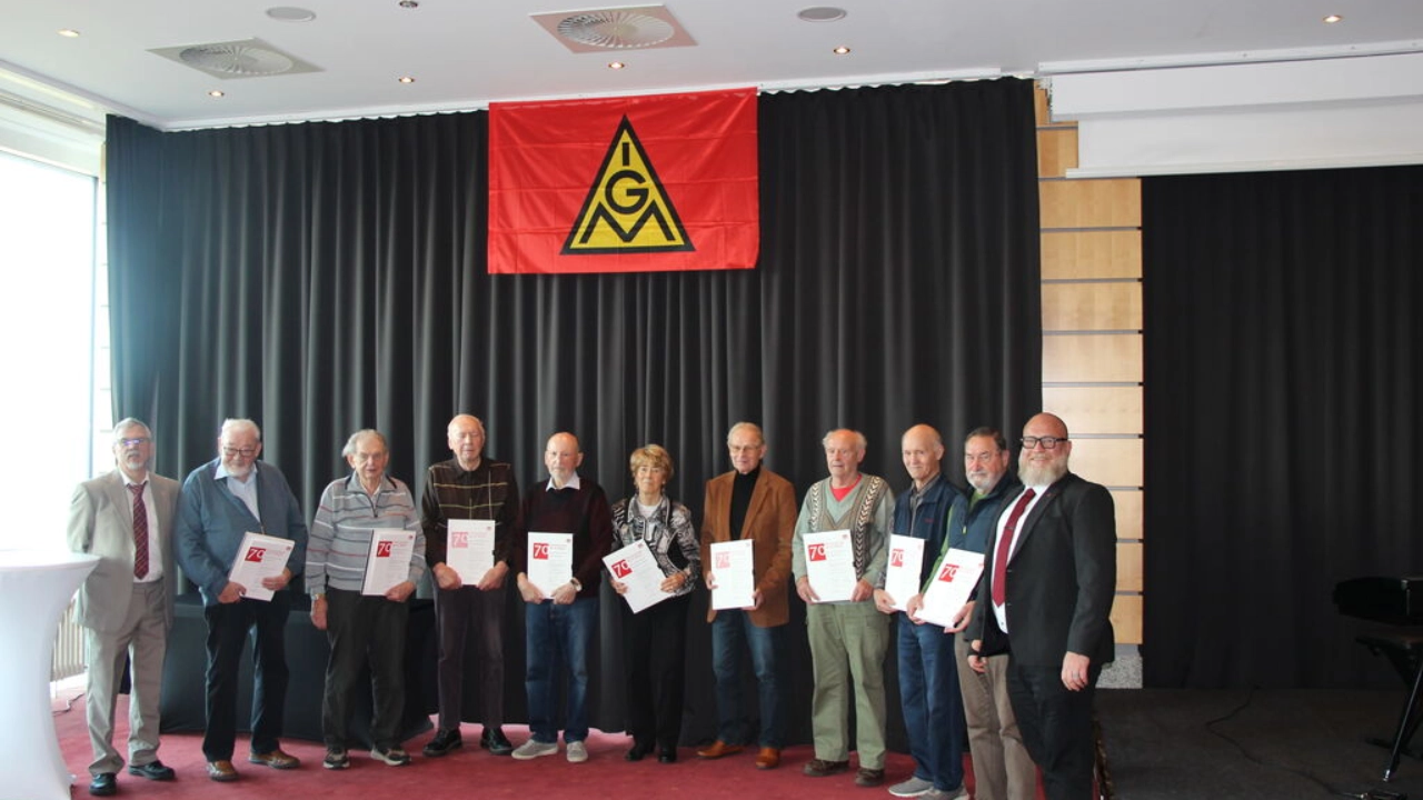 70 Jahre Mitgliedschaft