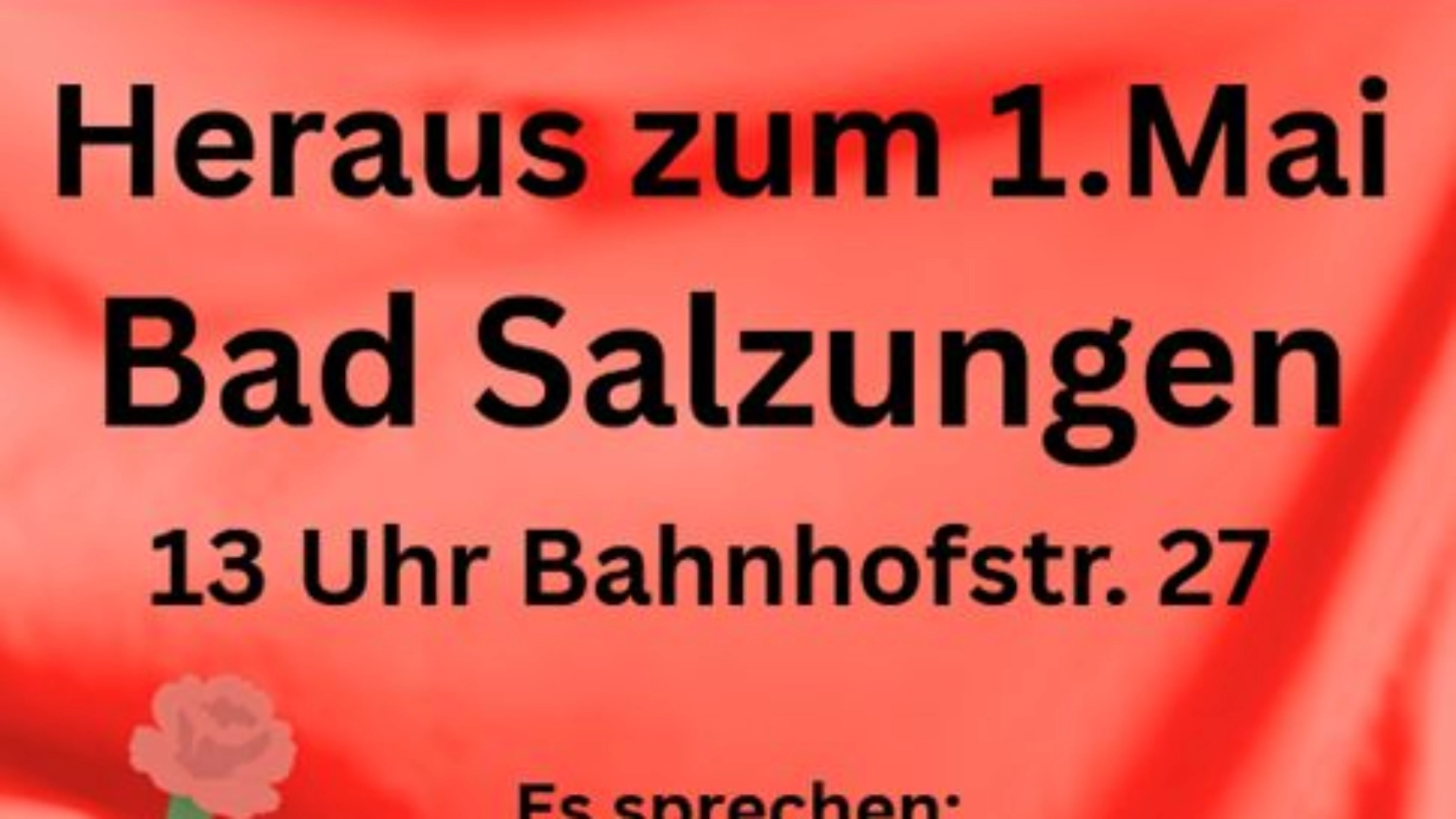 DGB Mai Kundgebung - Bad Salzungen