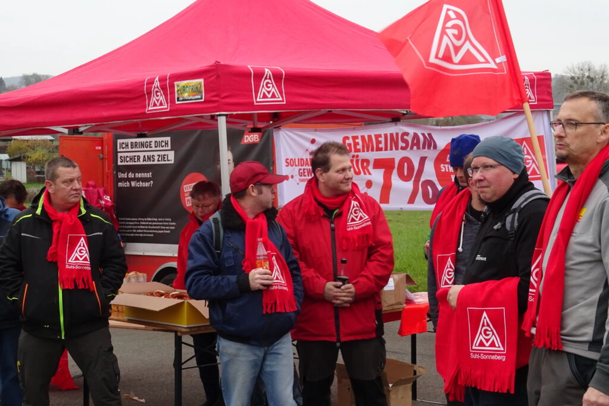Warnstreik Sandvik