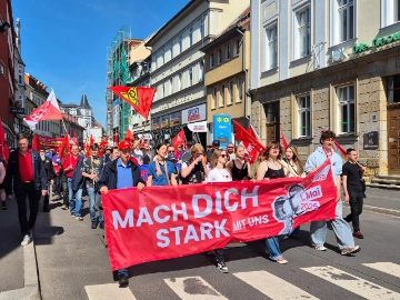 DGB Veranstaltungen zum 01. Mai in Suhl,               Meiningen und Ilmenau