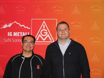 Toni Bernheiden und Raymond Haße an der Spitze der IG Metall Suhl‑Sonneberg und IG Metall Eisenach