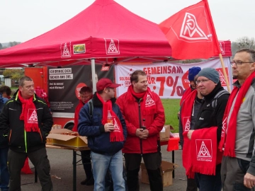 Warnstreik Sandvik