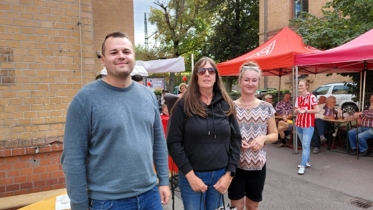 Gewinnerin der Tombola