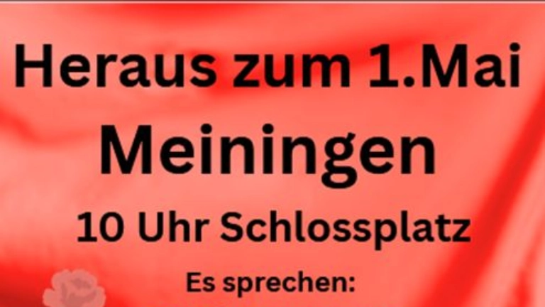 DGB Mai Kundgebung Meiningen